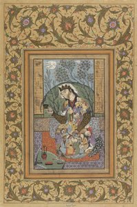 लघु- बैठे चित्र द्वारा अज्ञात अज्ञात